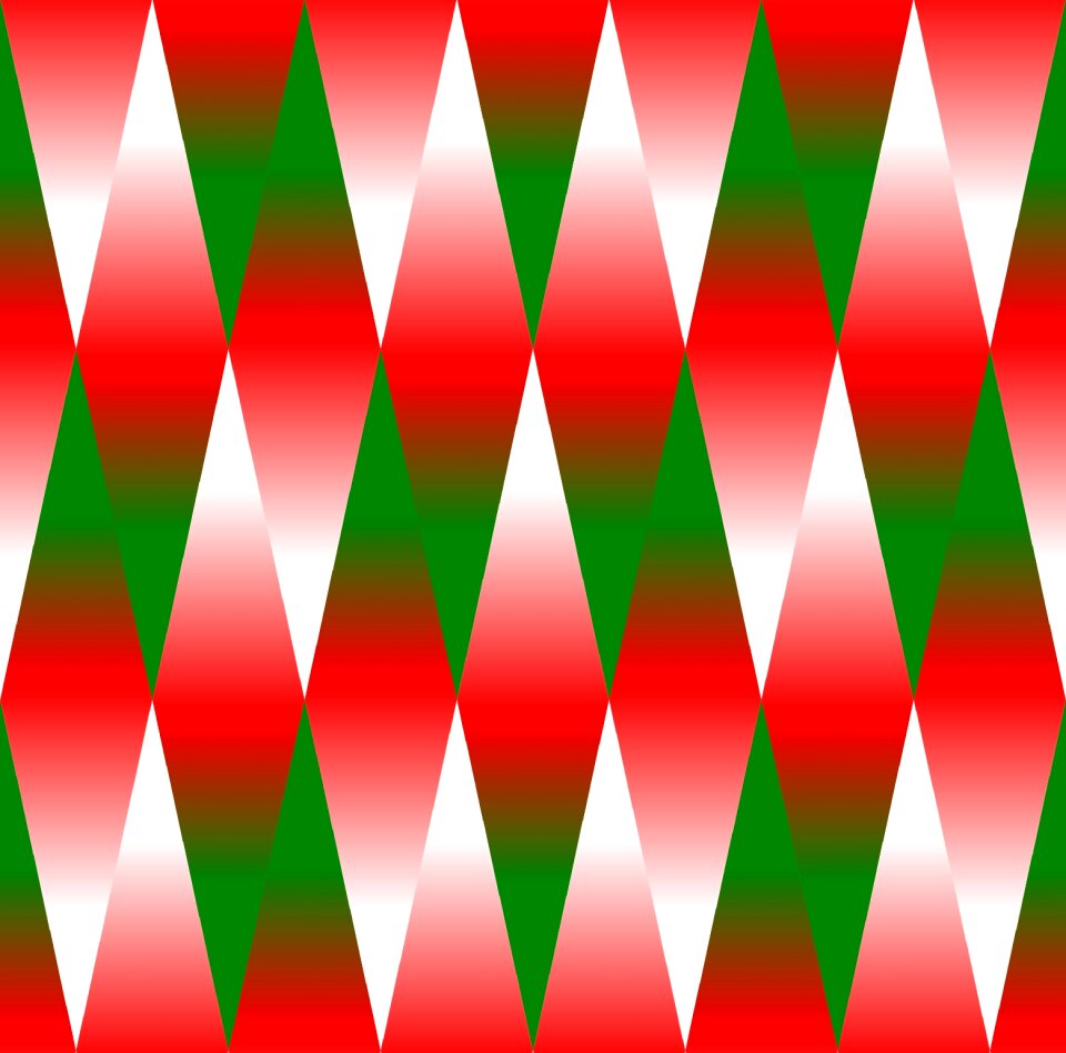 Green red white