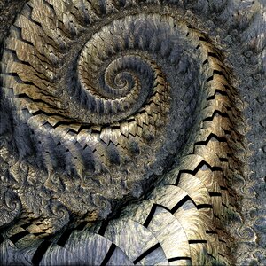 3d render fractal