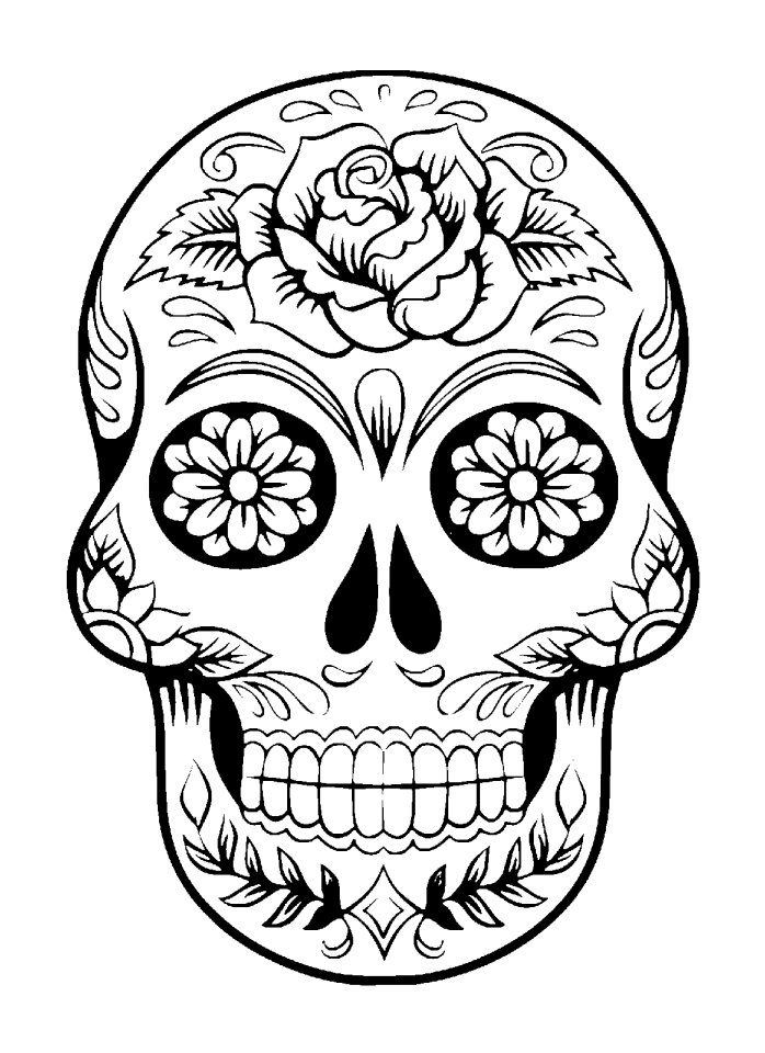 Skeleton design symbol