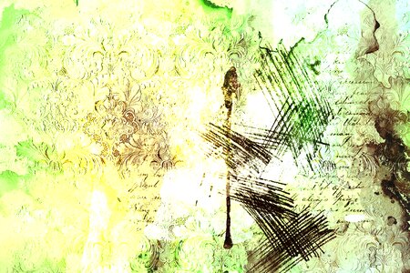 Watercolor vintage colorful