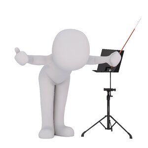 Conducting concert opera