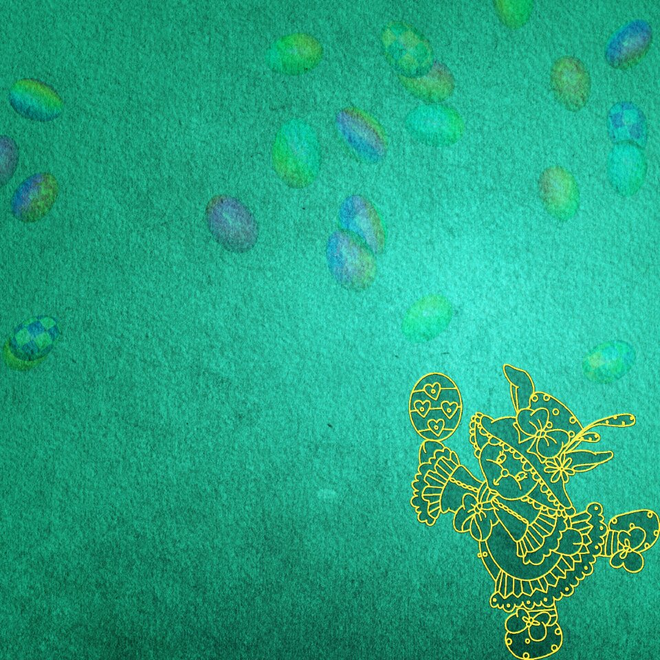 Easter paper scrapbook