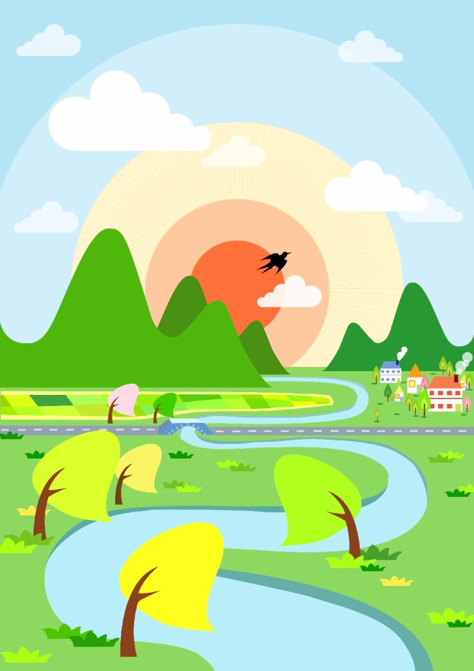 Plane design river