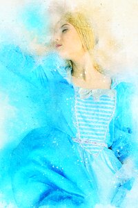 Art abstract watercolor