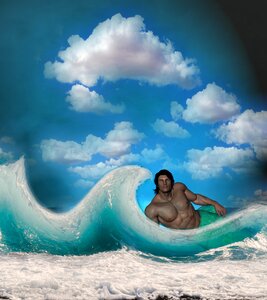 Head beach surf