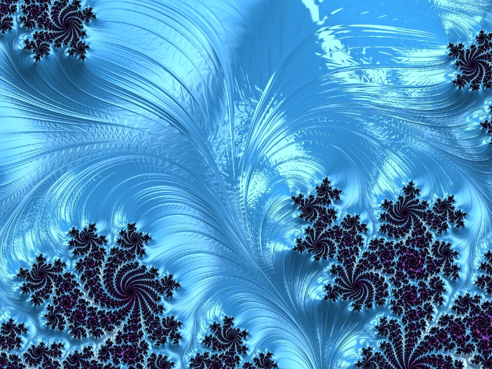 Swirls puffy fantasy