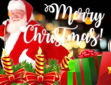 Merry holiday winter
