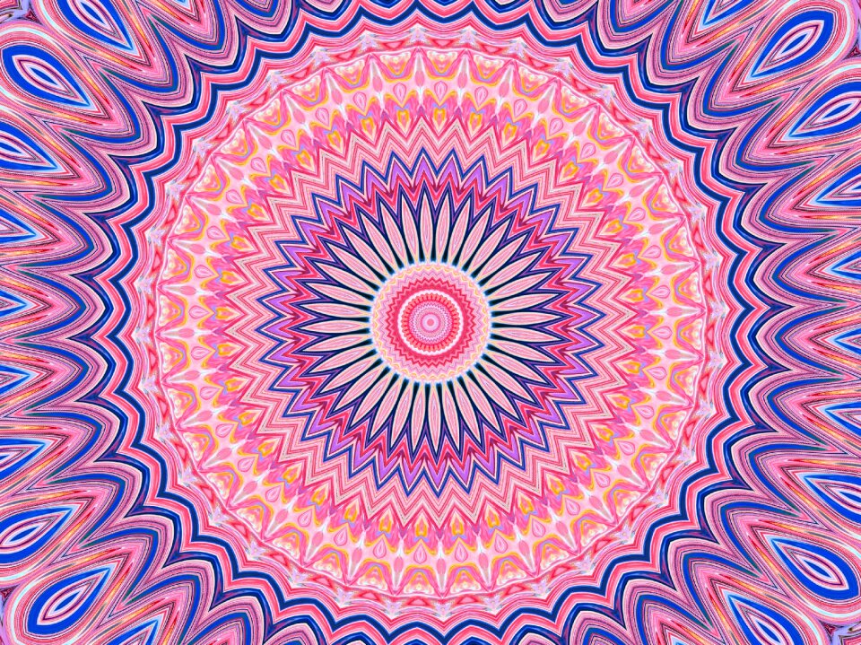 Pattern pink blue