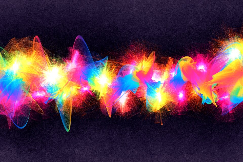 Lights glow shine