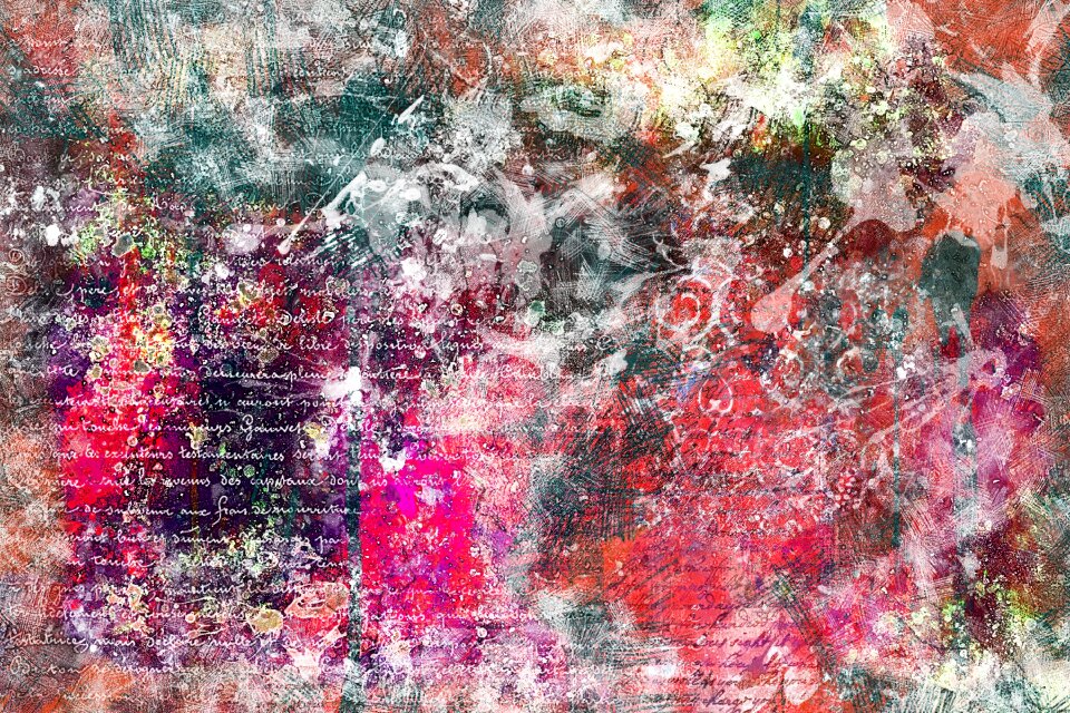 Watercolor vintage colorful