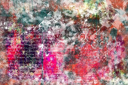 Watercolor vintage colorful