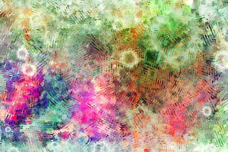 Watercolor vintage colorful