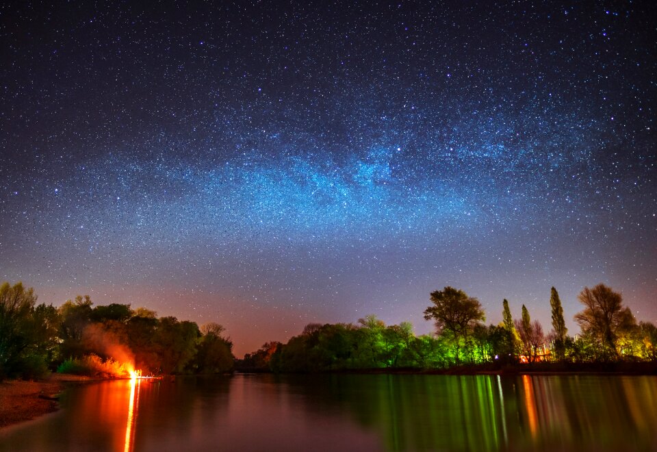 Star night sky port
