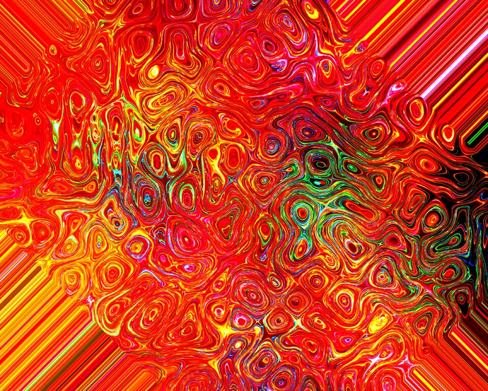 Structure abstract orange