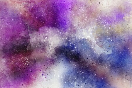 Watercolor vintage colorful