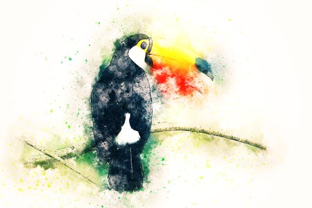 Art abstract watercolor