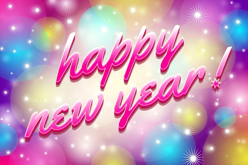 Celebration new year december