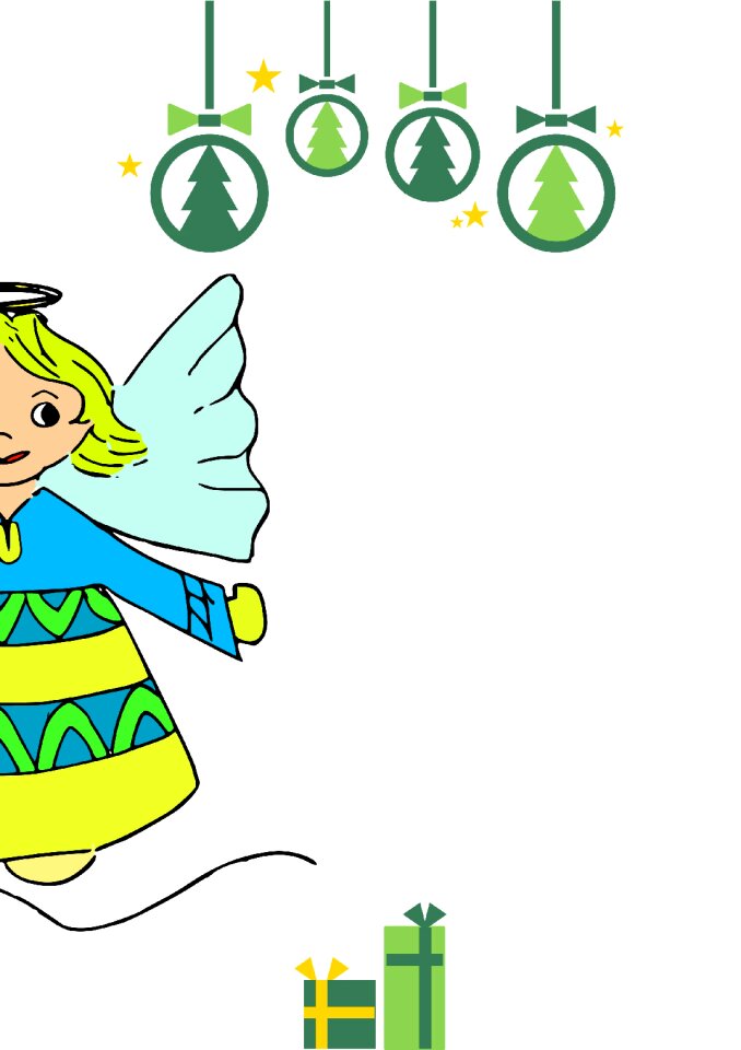 Angel parties christmas night