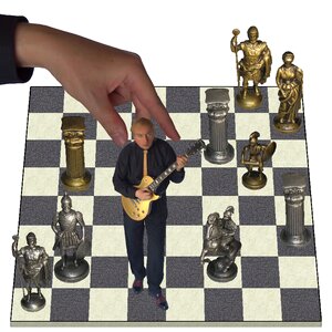 Guitarist play guitar player