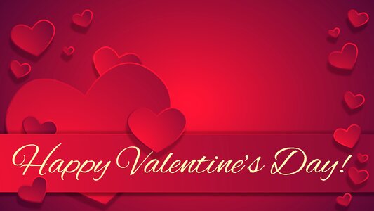 Love valentine red