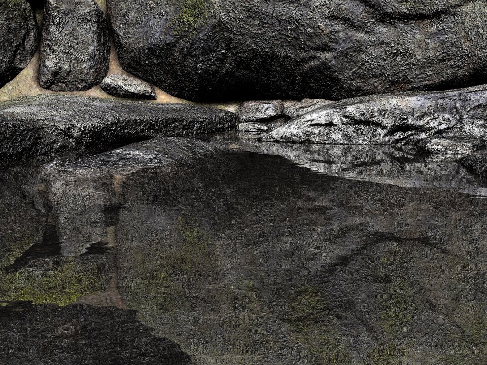 Mirroring stones background