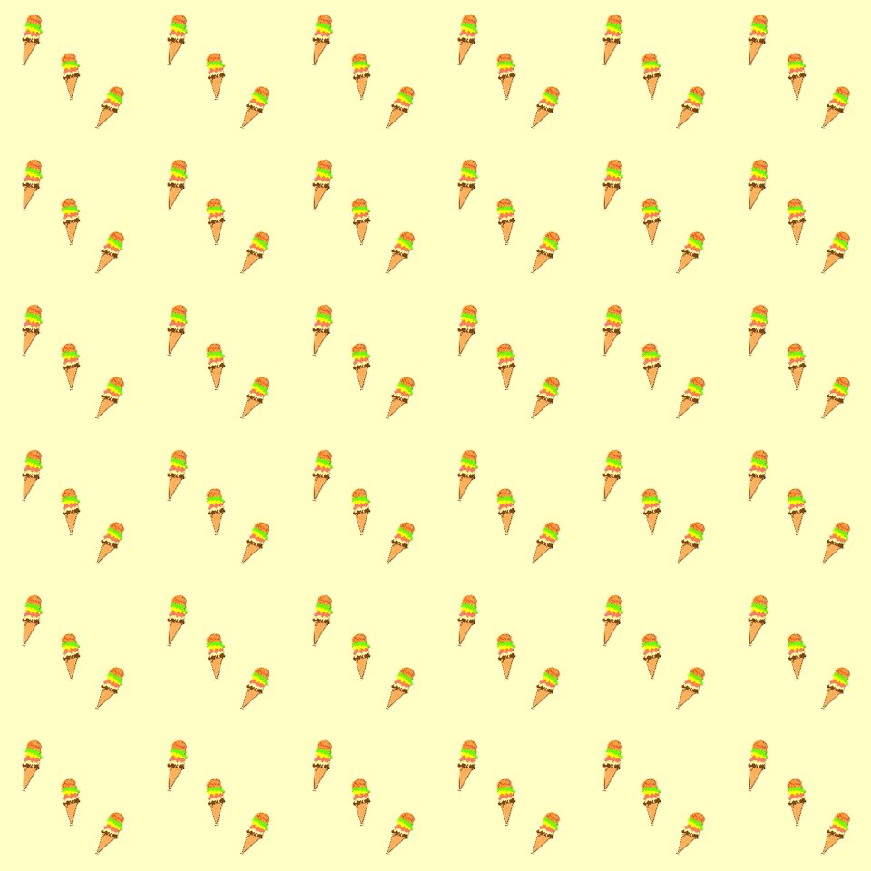 Ice pattern ice cream cones schleckeis