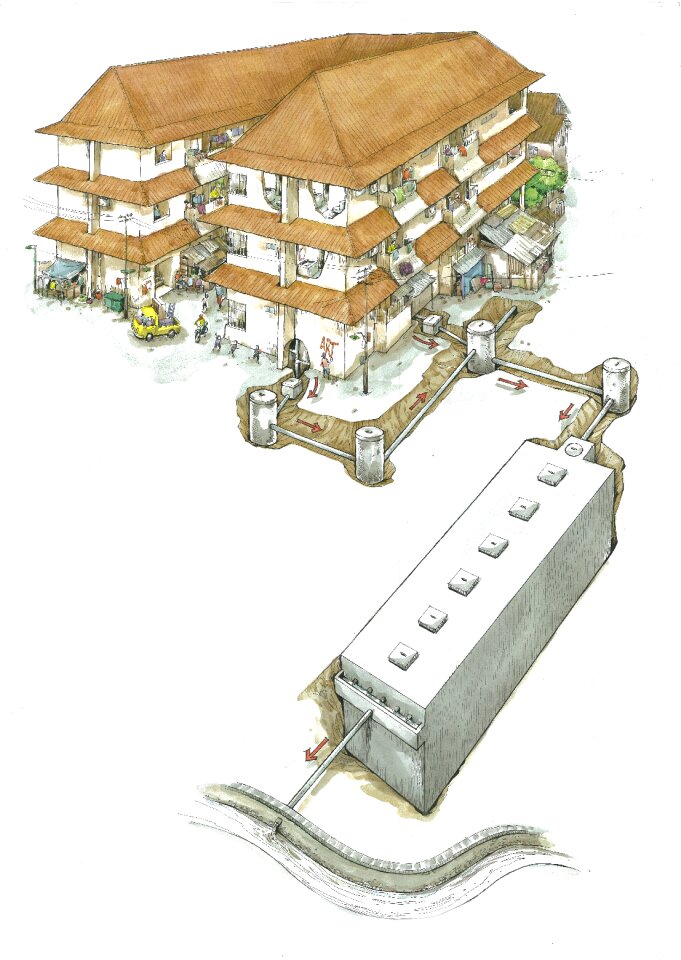 Containing communal Free illustrations