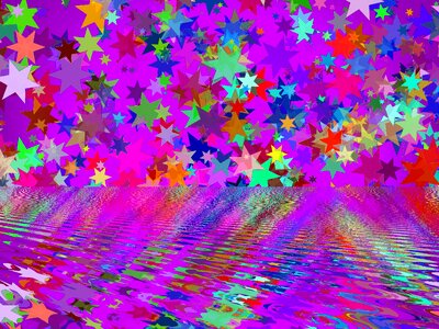 Color abstract structure