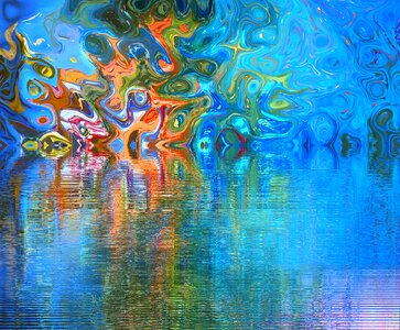 Pattern abstract mirroring