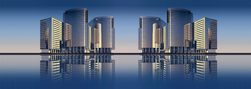 Architecture city high