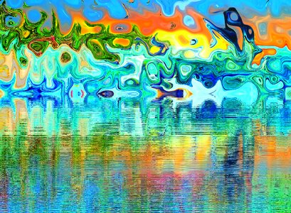 Pattern abstract mirroring