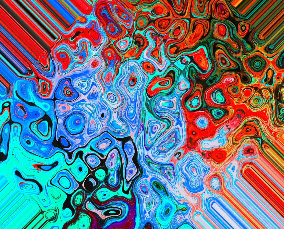 Structure abstract colorful