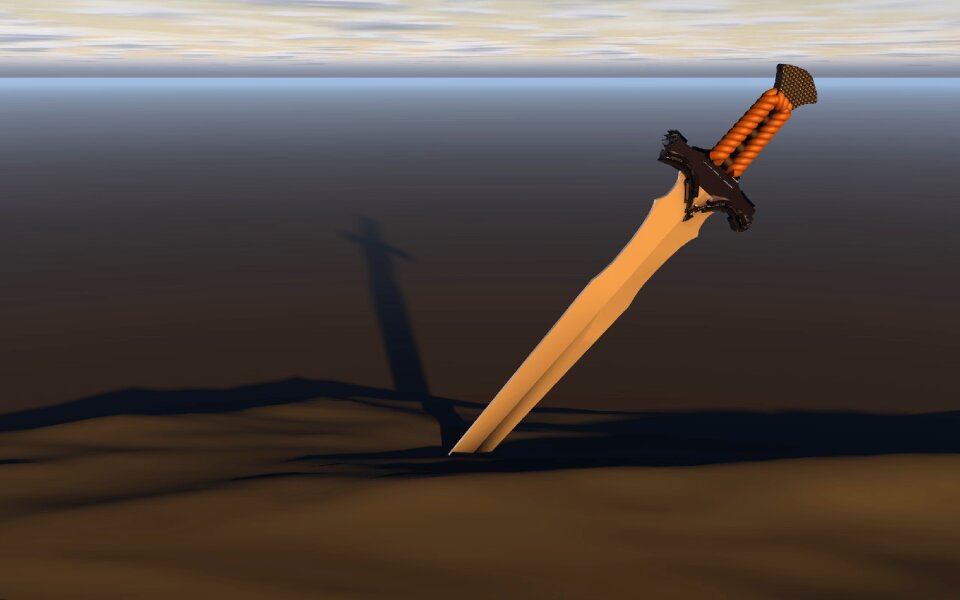 Blade background iron