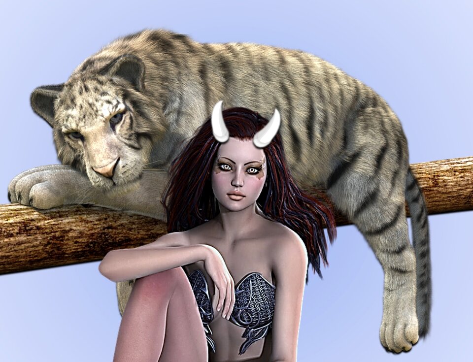 Tiger tigress Free illustrations