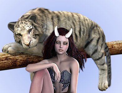 Tiger tigress Free illustrations