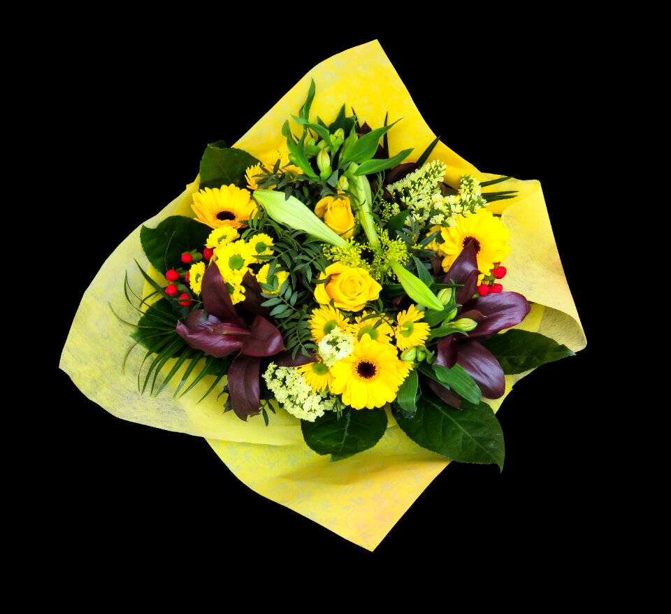 Birthday bouquet flowers give