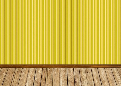 Ground yellow room yellow interior