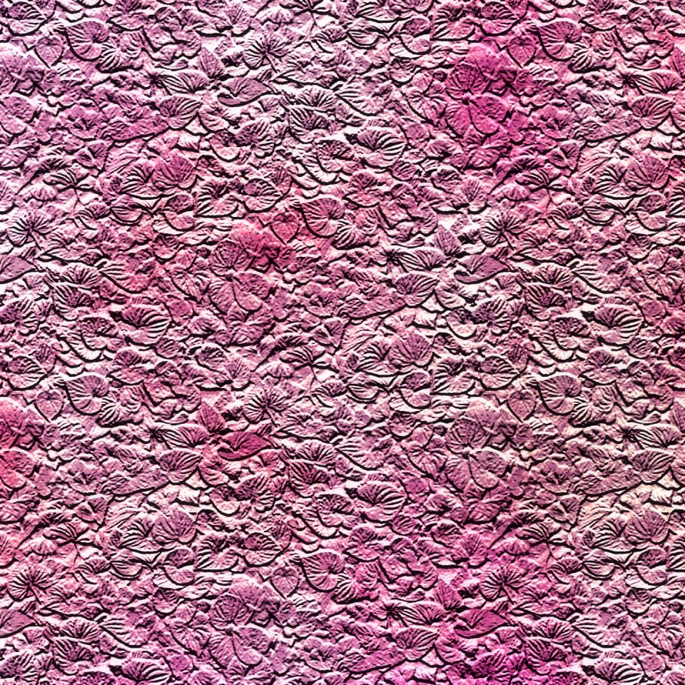 Texture playful leaf