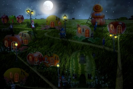 Moon night Free illustrations