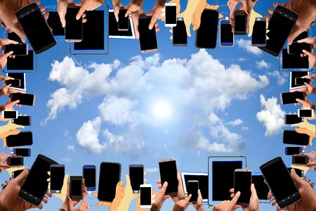 Networking electronic smartphone