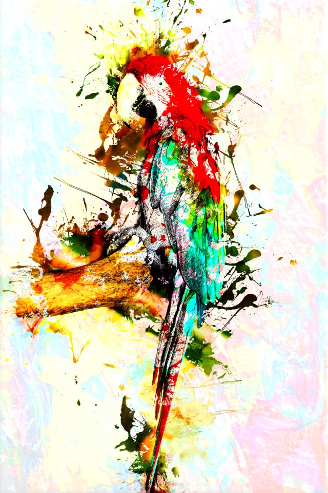 Art abstract watercolor