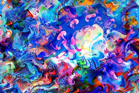 Watercolor vintage colorful