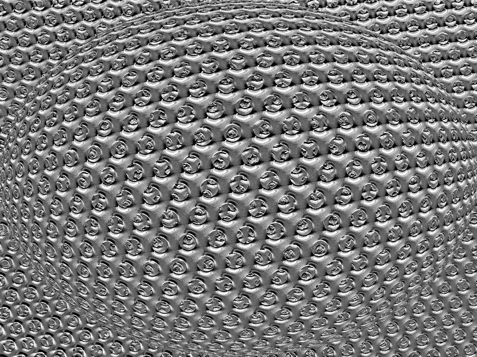 Metalic texture bubbles