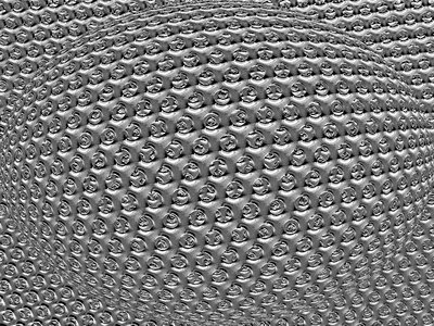 Metalic texture bubbles