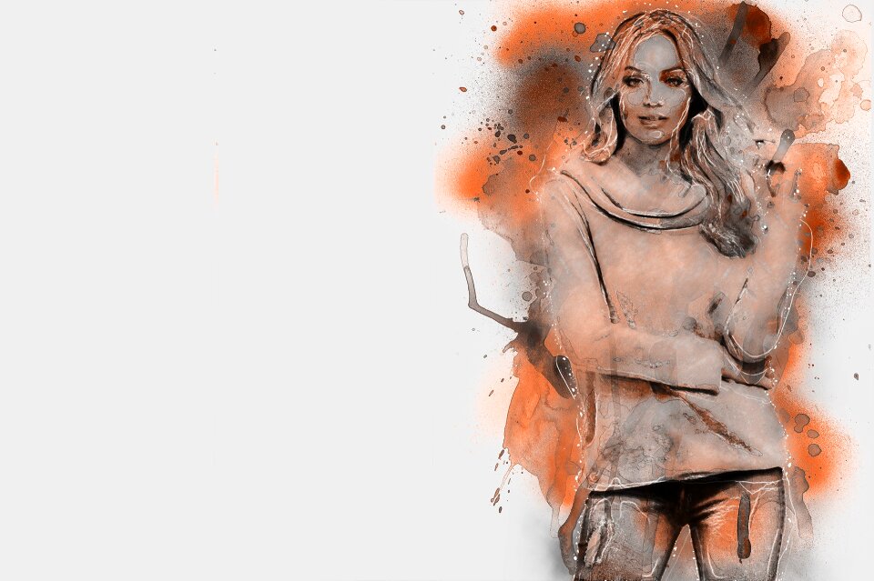 Stains color graphics