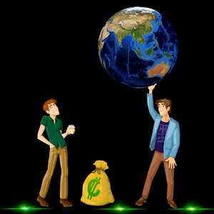Earth terrestrial globe agreement