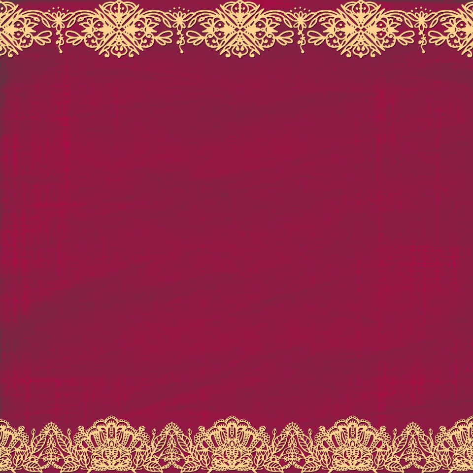 Lace scrapbook decorative