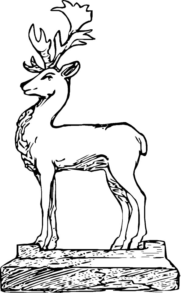 Statue plinth animal