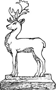 Statue plinth animal