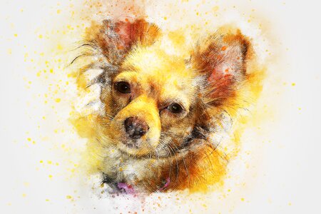 Abstract watercolor vintage